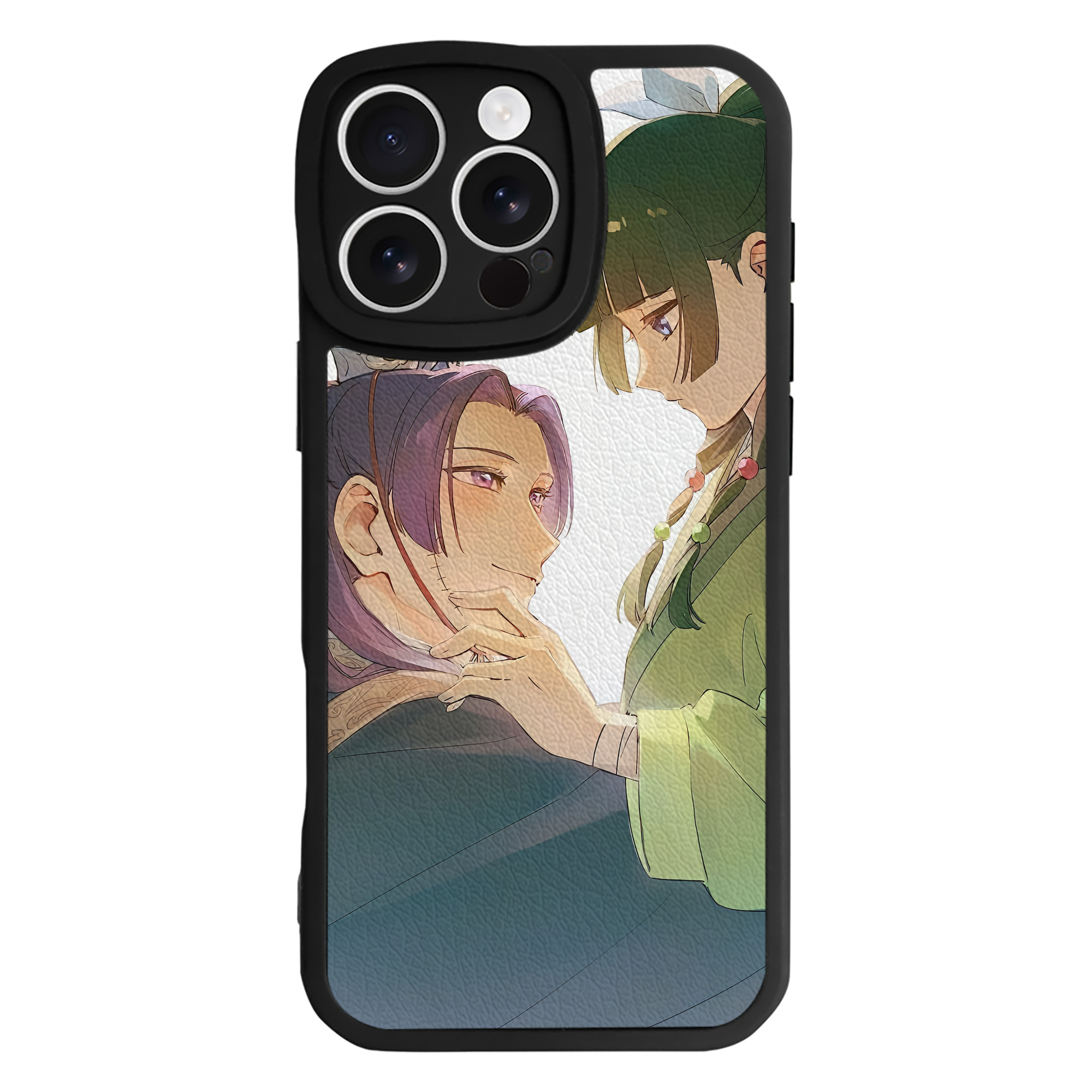 （画像用） 薬屋のひとりごと The Apothecary Diaries 【iPhone 16シリーズ対応】シリコンスマホケース（レザー調） 材質：シリコン